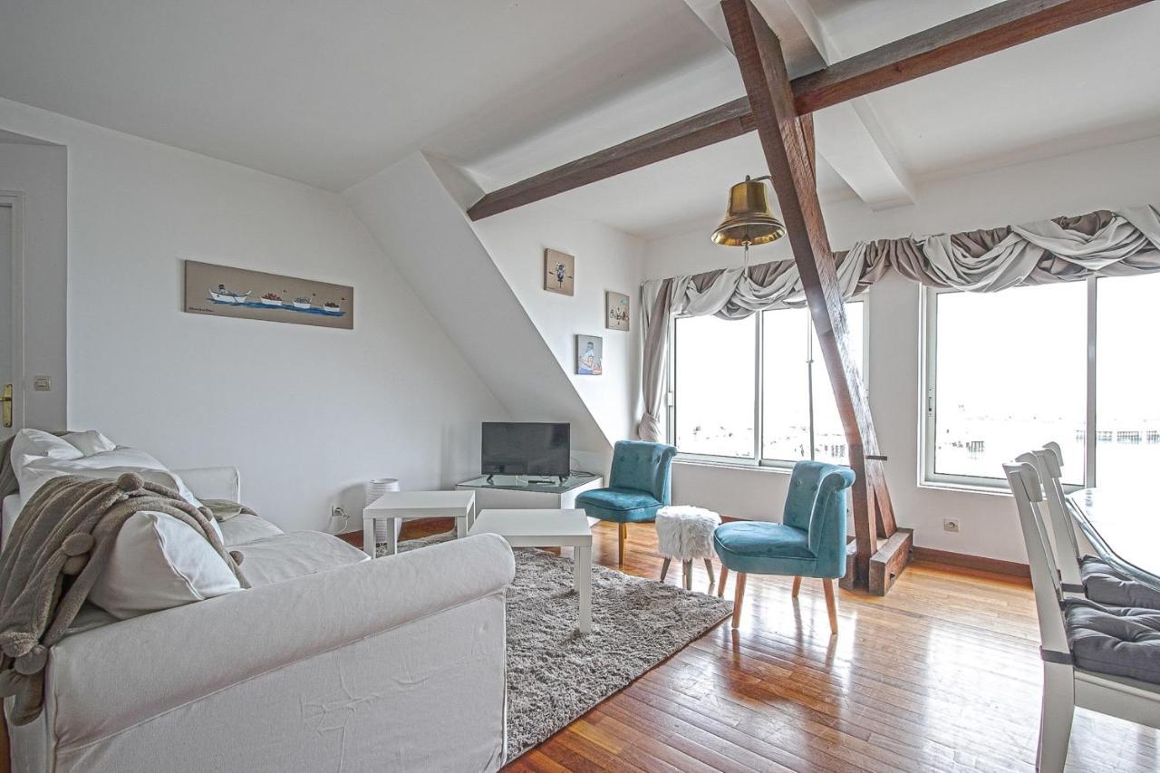 Cote Cottage Apt 3 Chambres Bien Equipee Vue Imprenable Sur Port Et Mer Etreham Exteriör bild